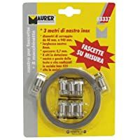 Los mejores  - WOLFPACK LINEA PROFESIONAL 13104010 Cinta Abrazadera cortar Zincada 8 mm. x 3 m. con 8 tornillos